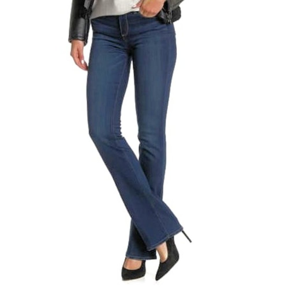 PAIGE Manhattan Stretch Denim Boot Cut Jeans